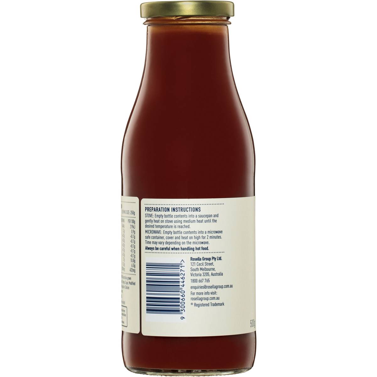 Rosella Vine Ripened Tomato Soup 500mg Woolworths