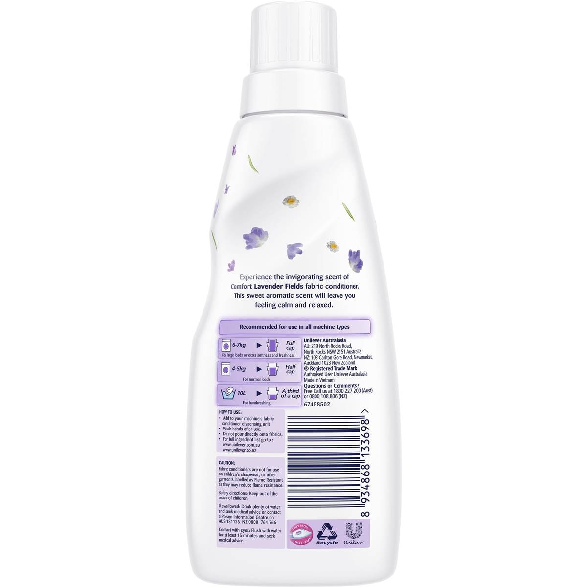 Comfort Fabric Conditioner Lavender Fields 375ml Woolworths