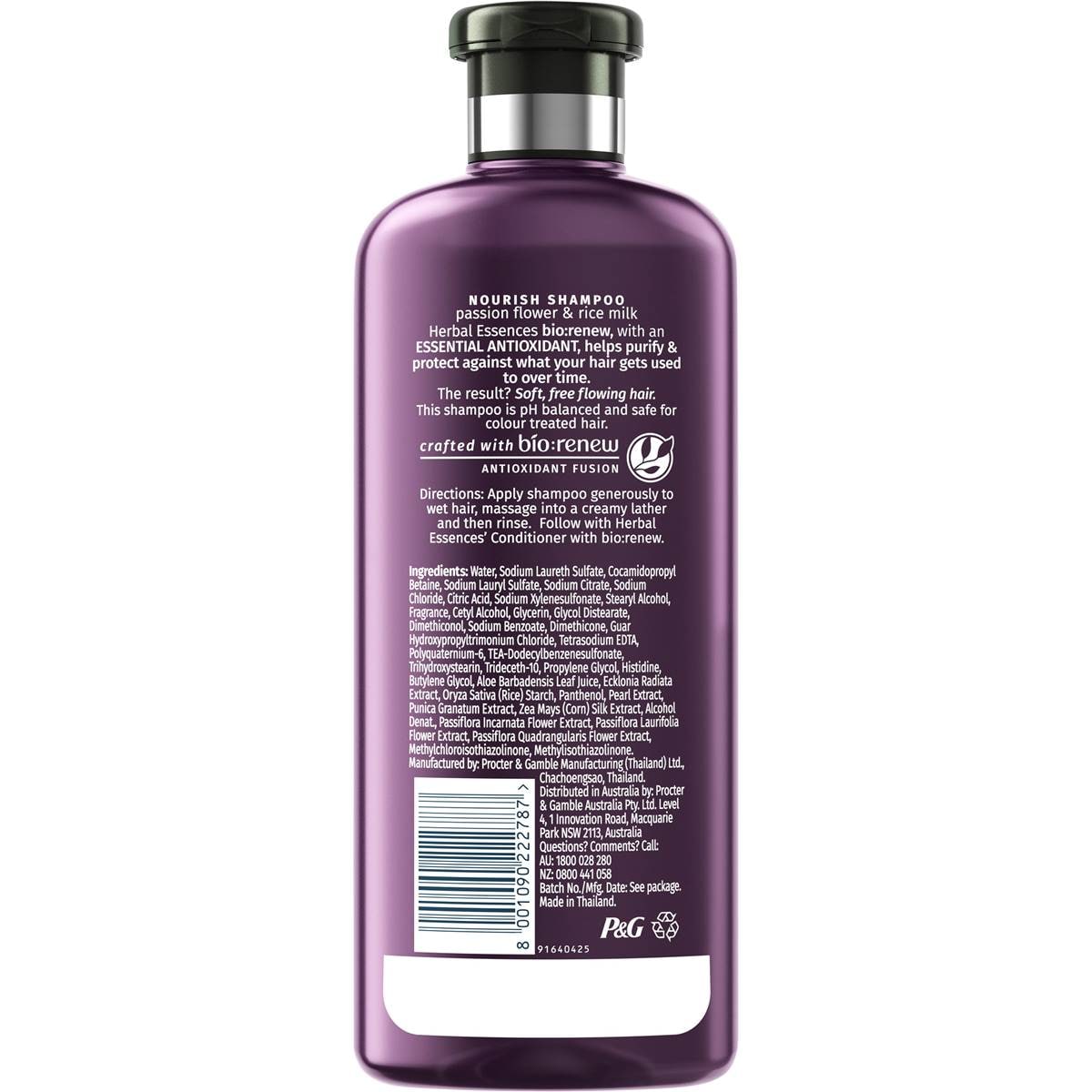 Herbal Essences Biorenew Passion Flower & Rice Milk Shampoo 400ml