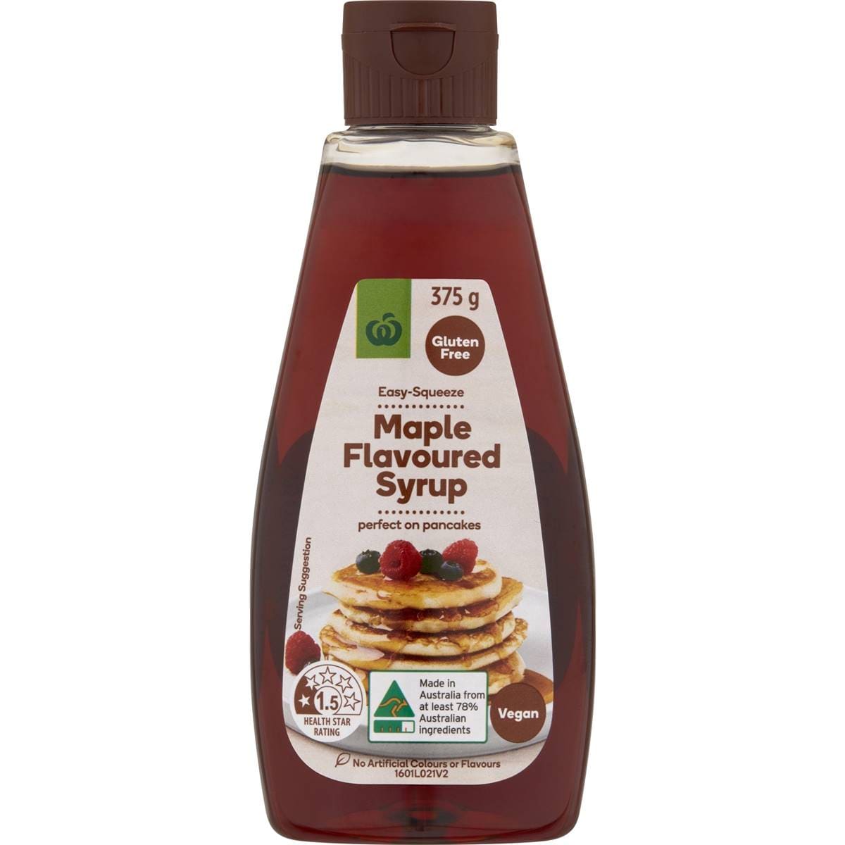 Woolworths Maple Flavoured Syrup 375g Woolworths