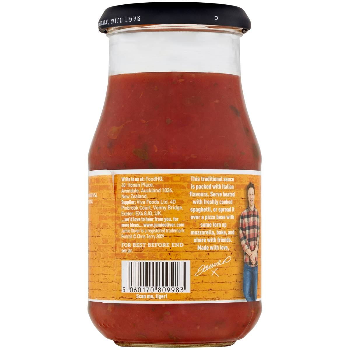 Jamie Oliver Tomato & Garlic Pasta Sauce 400g | Woolworths