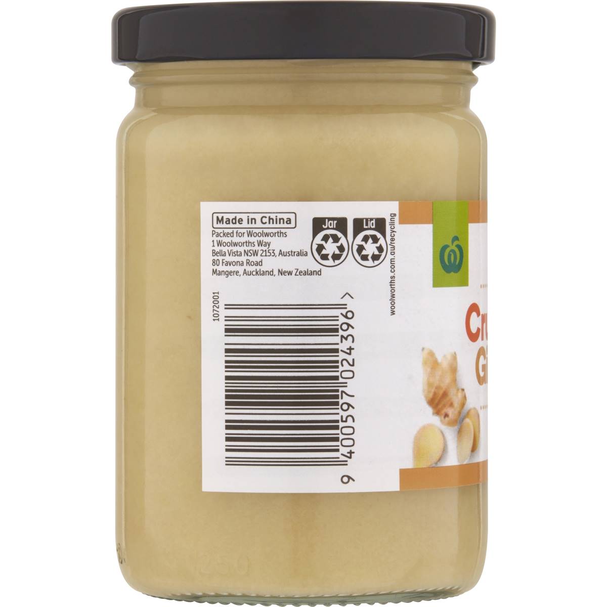 Woolworths Crushed Ginger 230g Woolworths