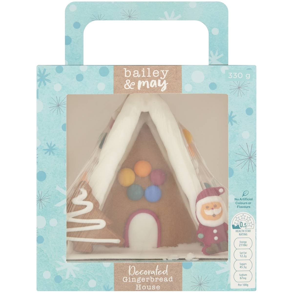 Bailey And May Gingerbread Decorated House Gingerbread House 330g Woolworths