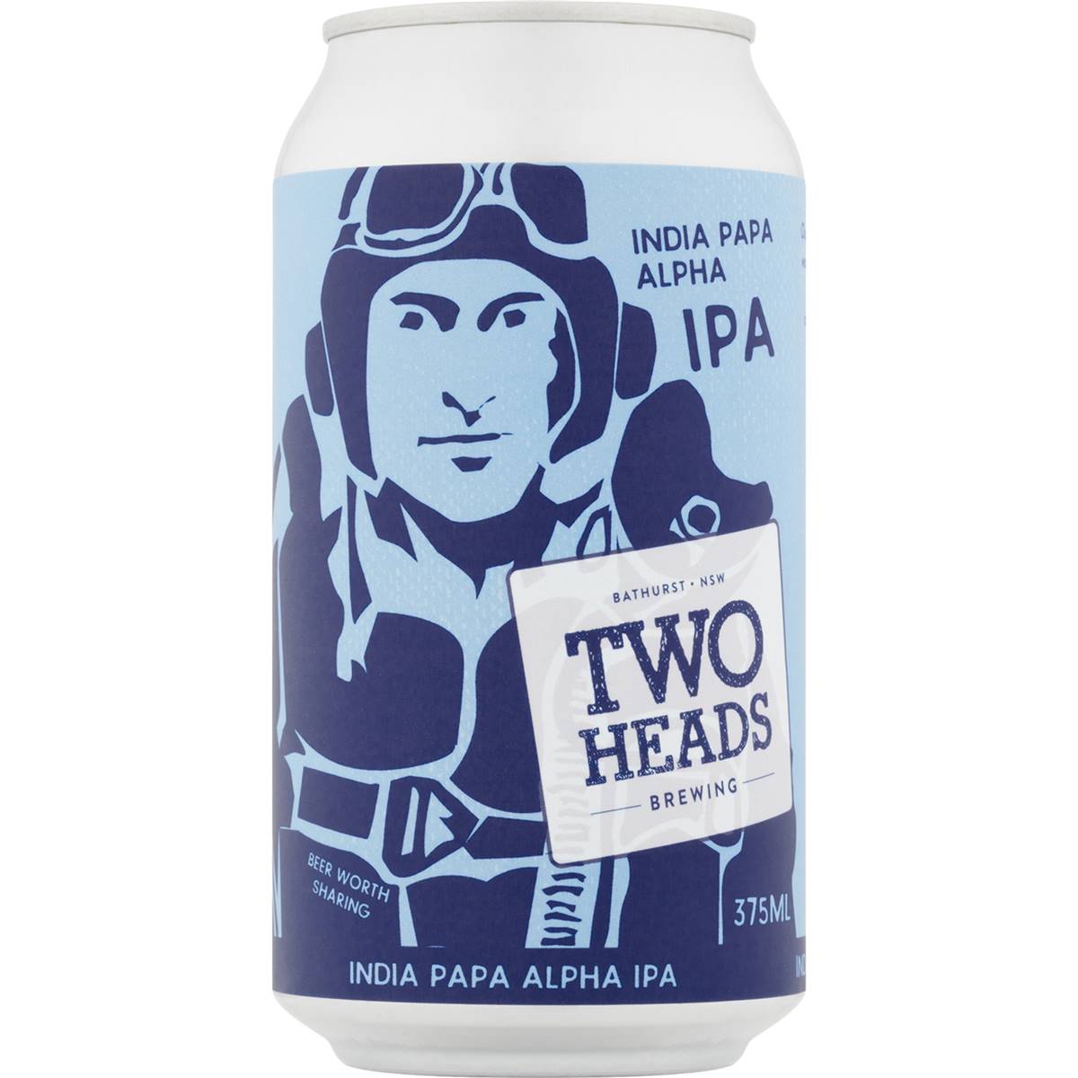 Two Heads Indian Pale Ale Can 375ml Woolworths