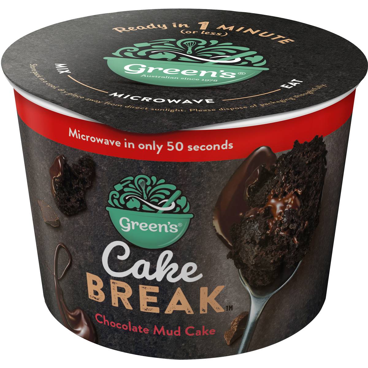 Green's Cake Break Chocolate Mud Cake 60g Woolworths