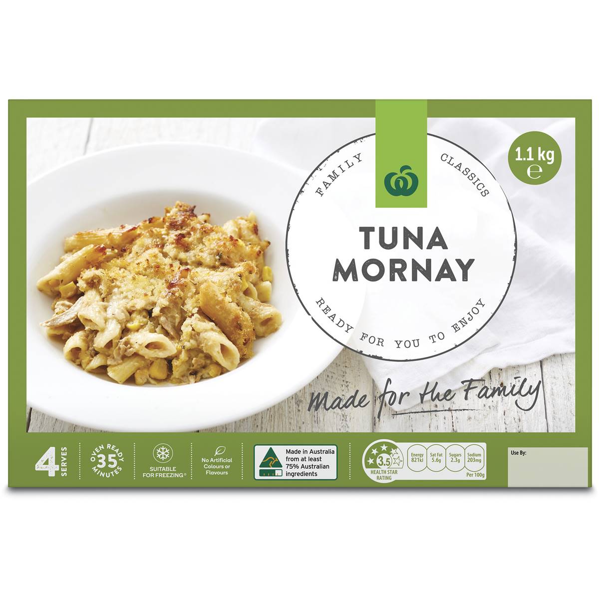 Woolworths Tuna Mornay Chilled Meal 1.1kg Woolworths
