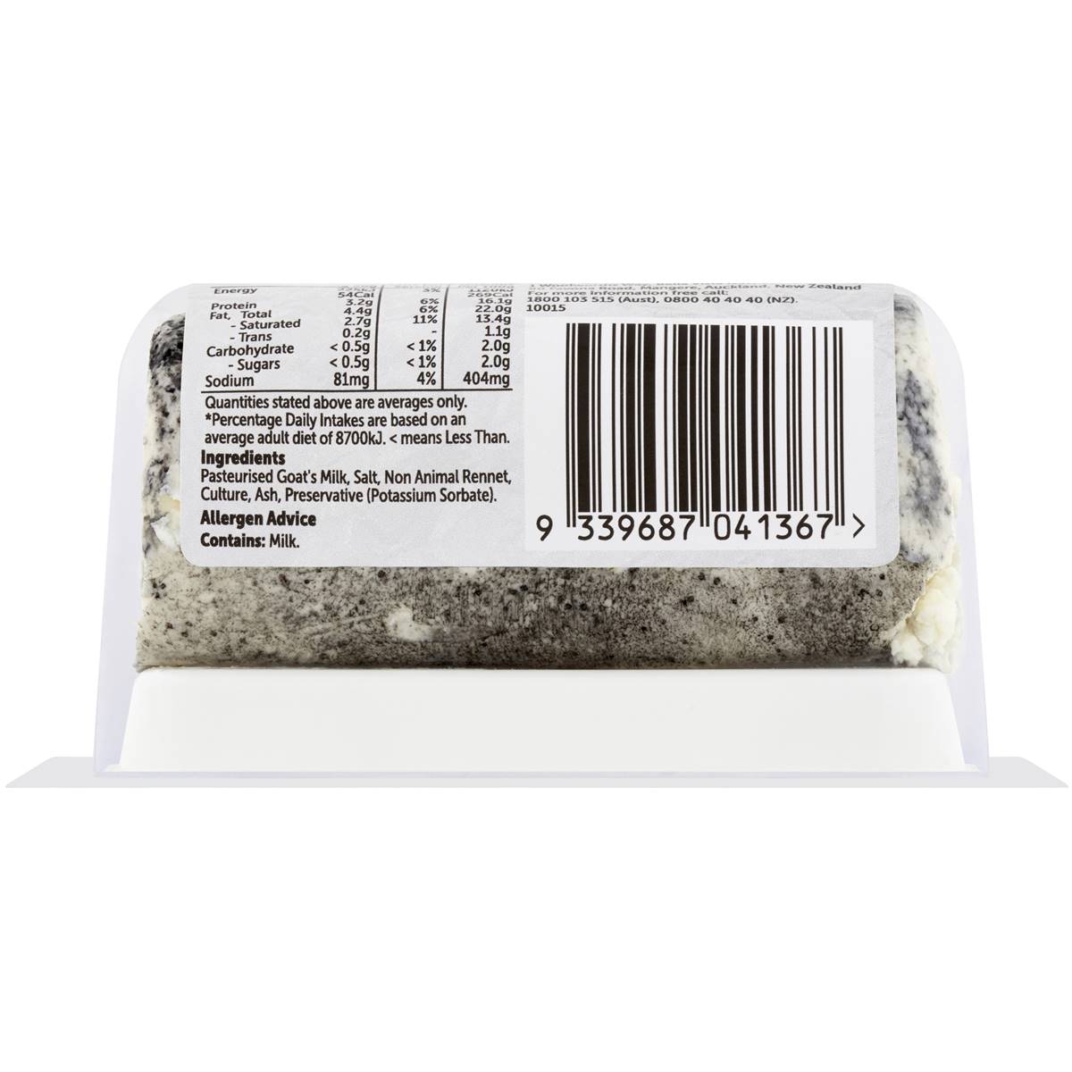 Woolworths Ash Goats Cheese 100g Woolworths