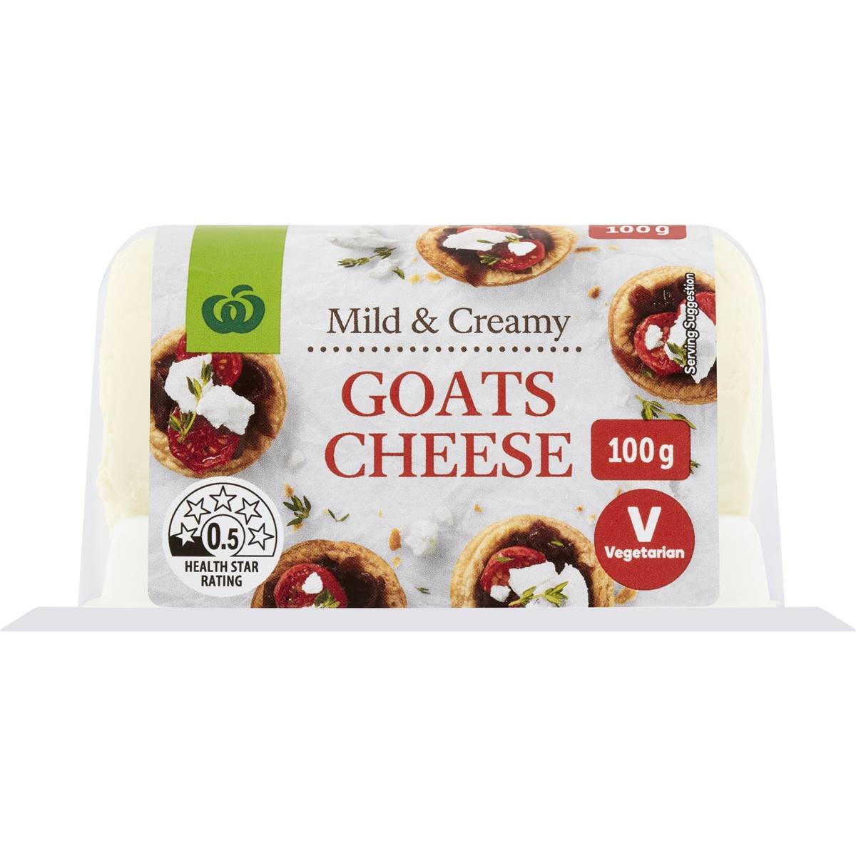 Woolworths Goats Cheese 100g Woolworths