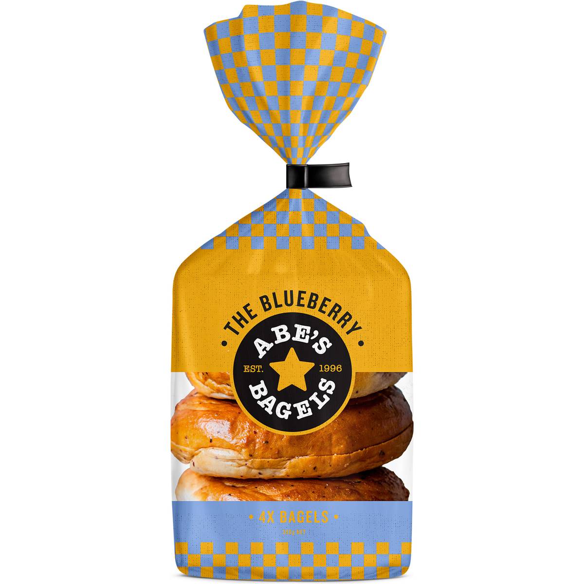 Abe's Bagels Blueberry Bagels 4 Pack Woolworths