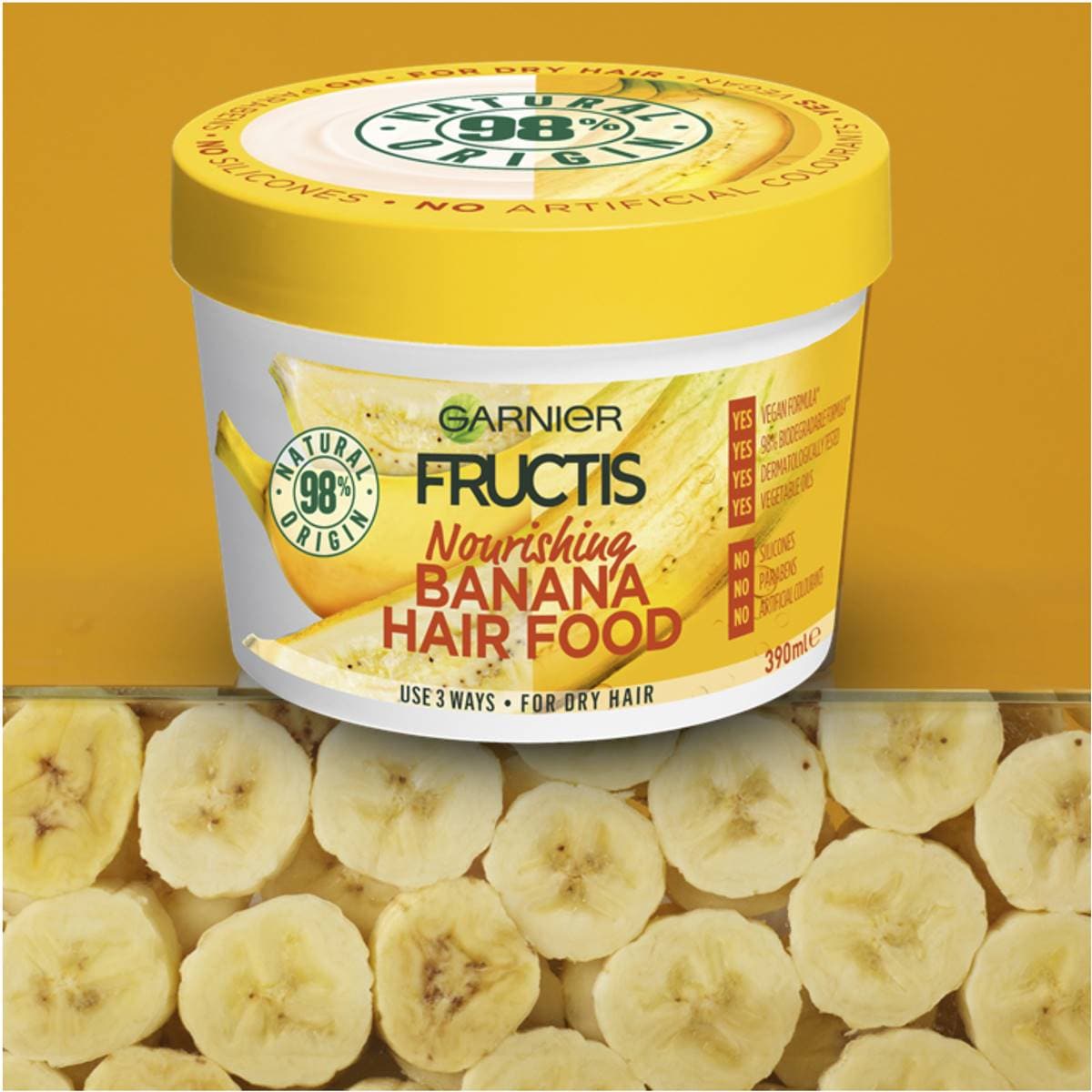 Garnier Fructis Hair Food Nourishing Banana 390ml Woolworths