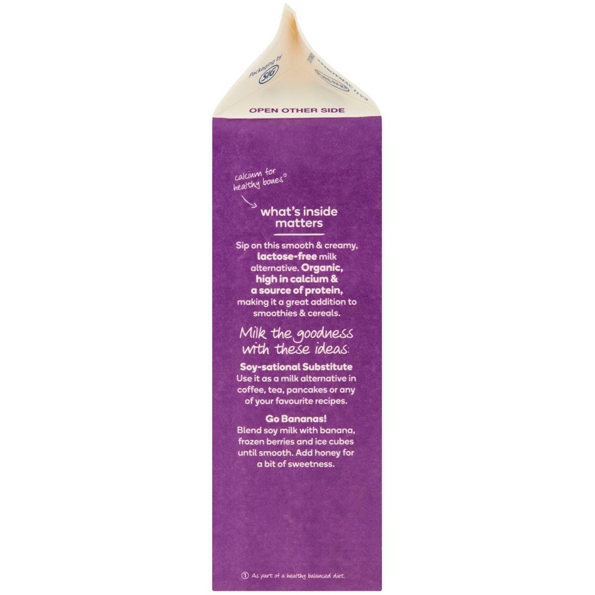 Macro Organic Creamy Soy Milk 1l Woolworths