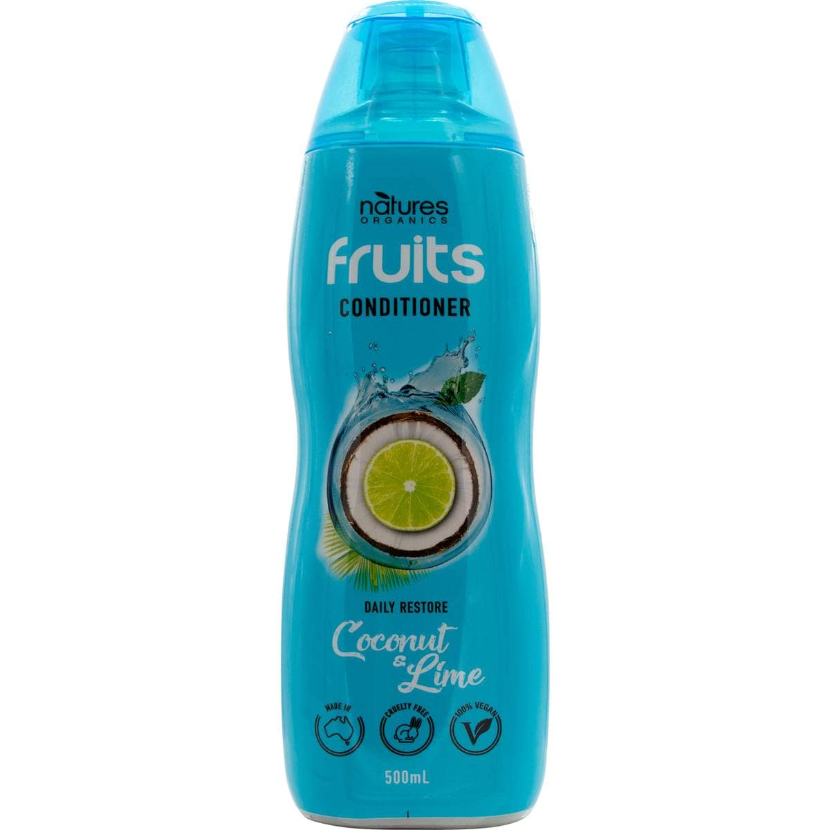 Natures Organics Fruits Conditioner Restore Coconut Lime 500ml Woolworths