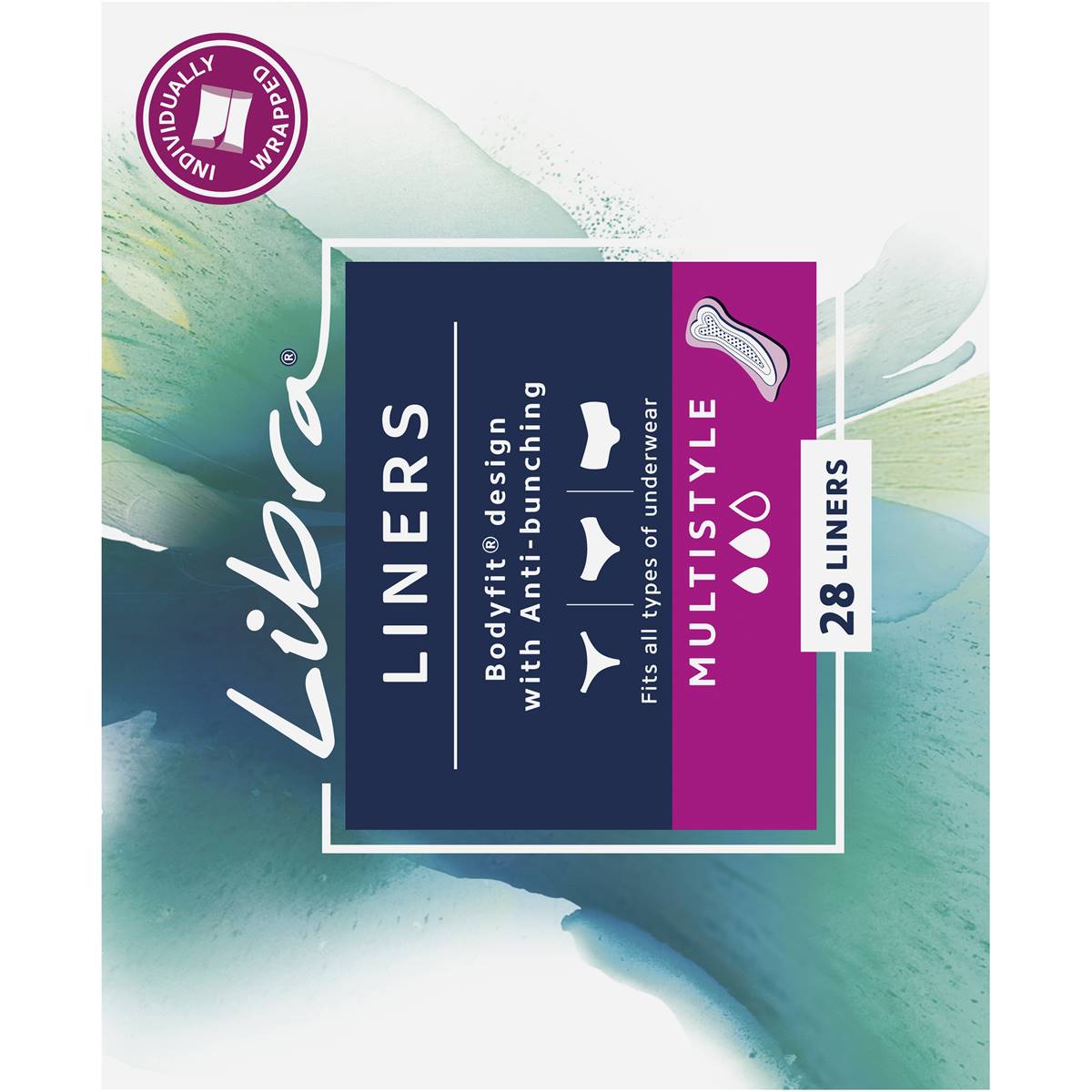 Libra Multi Style Liners 28 Pack Woolworths