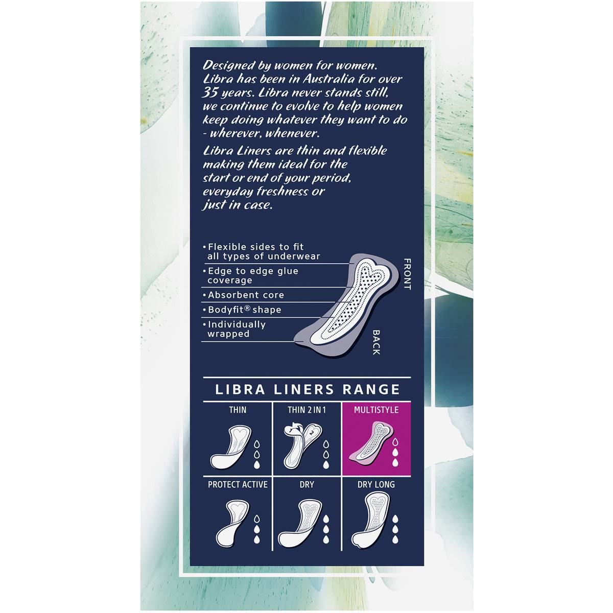 Libra Multi Style Liners 28 Pack Woolworths