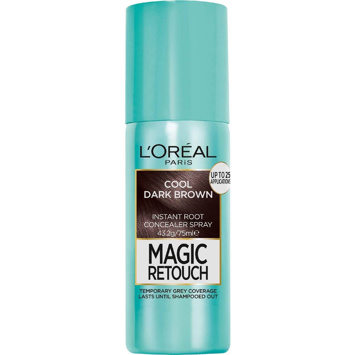 L'Oreal Paris Magic Retouch Cool Dark Brown 75mL