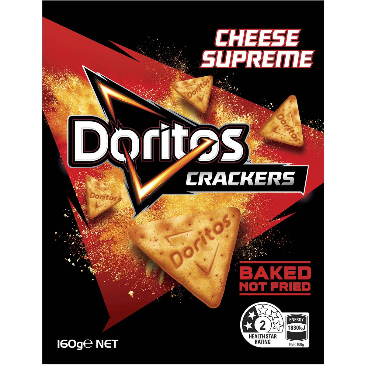Doritos Crackers Cheese Supreme 160g Woolworths