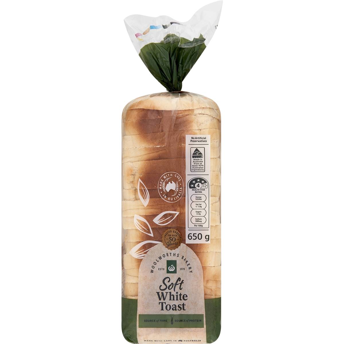 Woolworths Soft White Toast Bread
