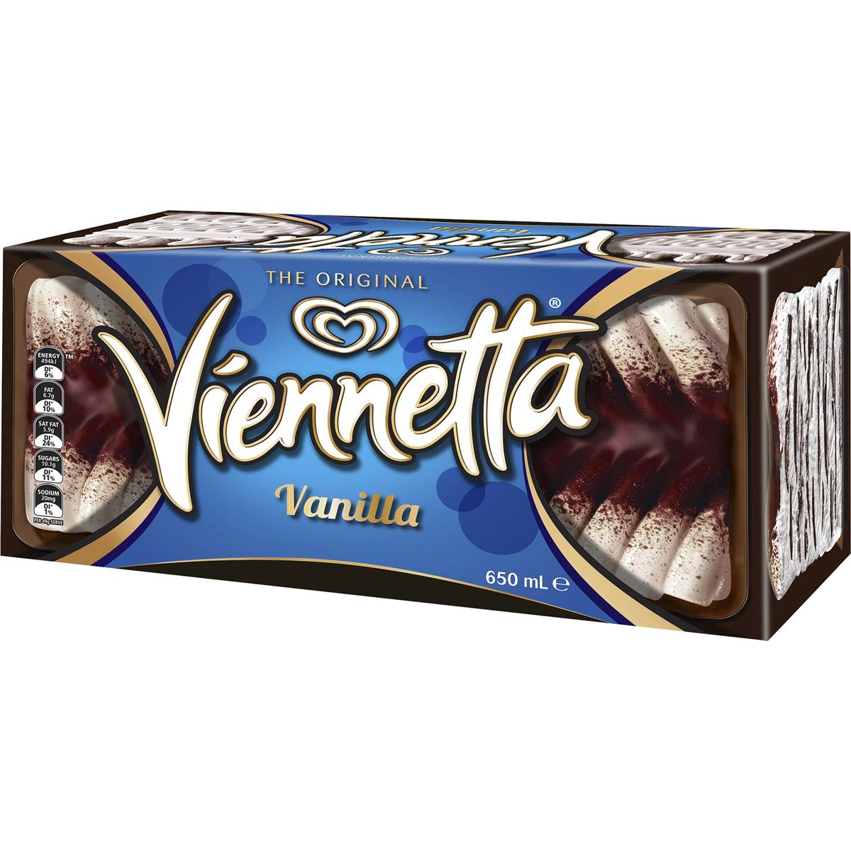Vanilla Frozen Dessert Cake 650ml Woolworths