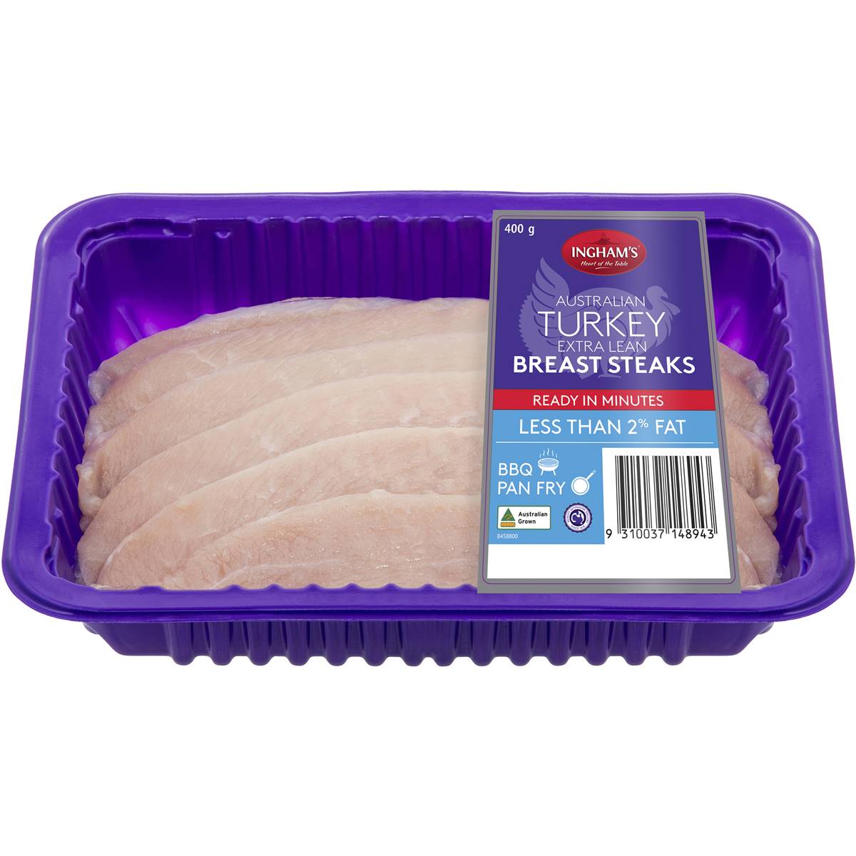 Ingham's Turkey Minute Steaks 400g 550g Woolworths