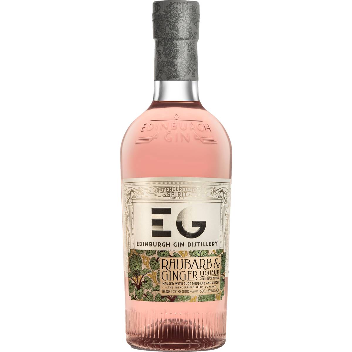 Edinburgh Rhubarb & Ginger Gin Liqueur 500ml Woolworths