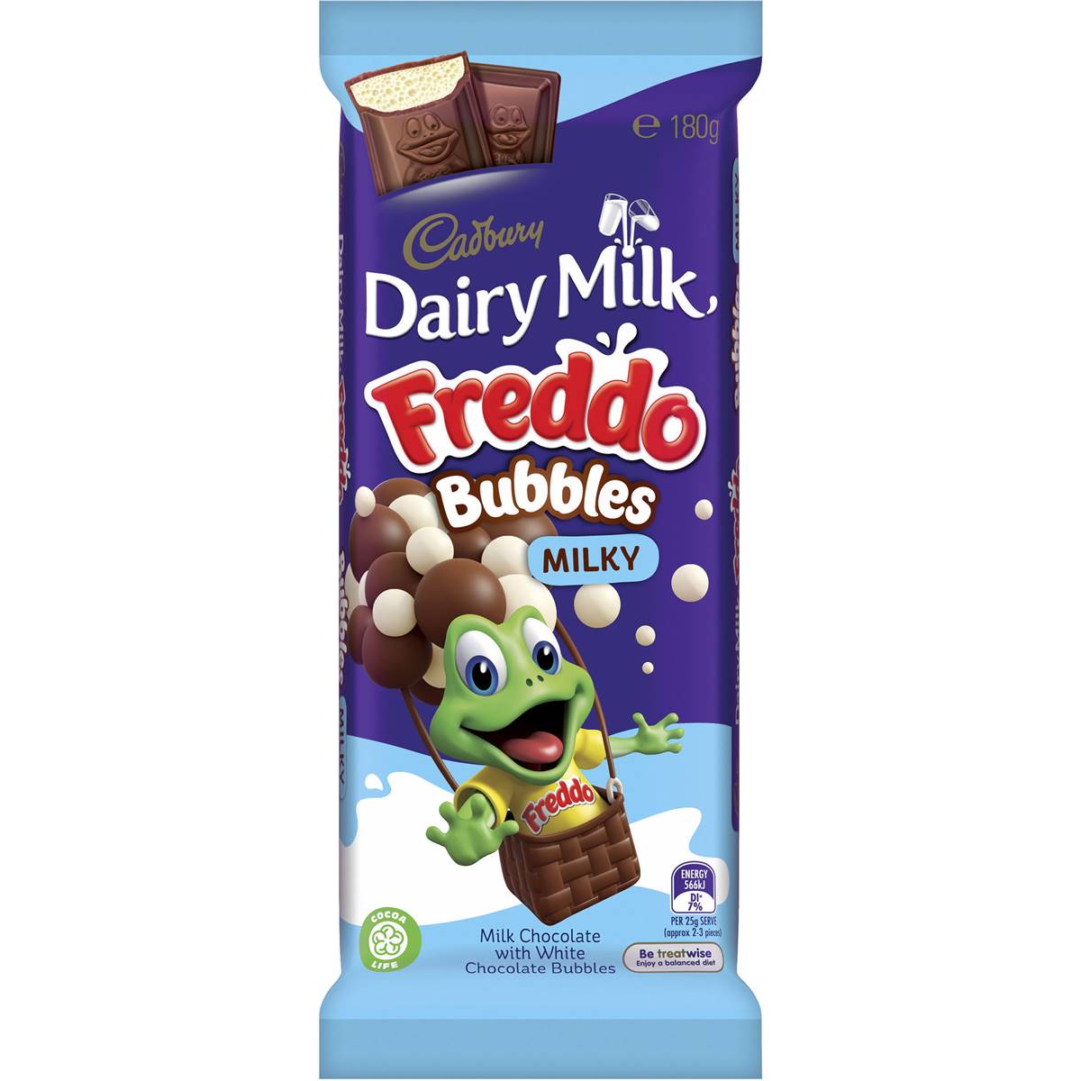 Cadbury Dairy Milk Freddo Milky Bubbles 180g Woolworths