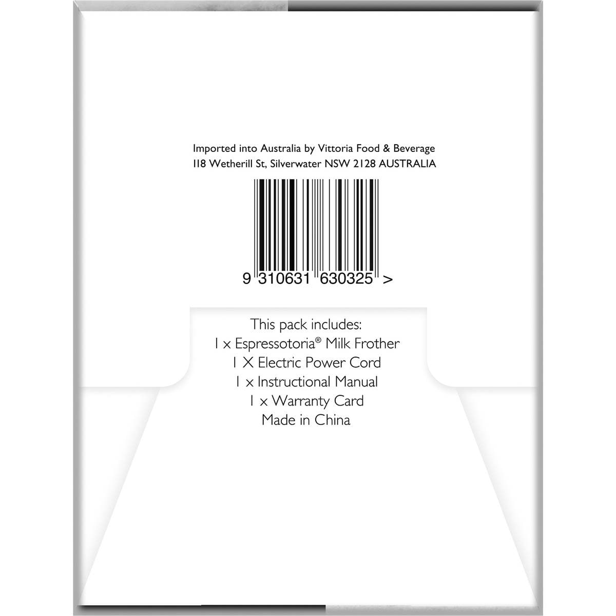 Vittoria Espressotoria Milk Frother Each Woolworths