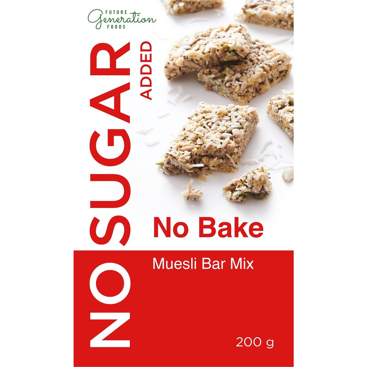 No Sugar Added No Bake Energy Bar 200g | Woolworths