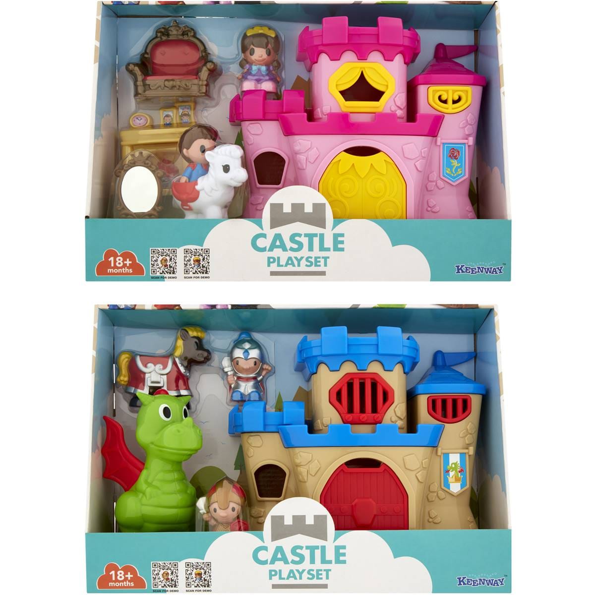 Keenway Castle Playset 2 Pack | Woolworths