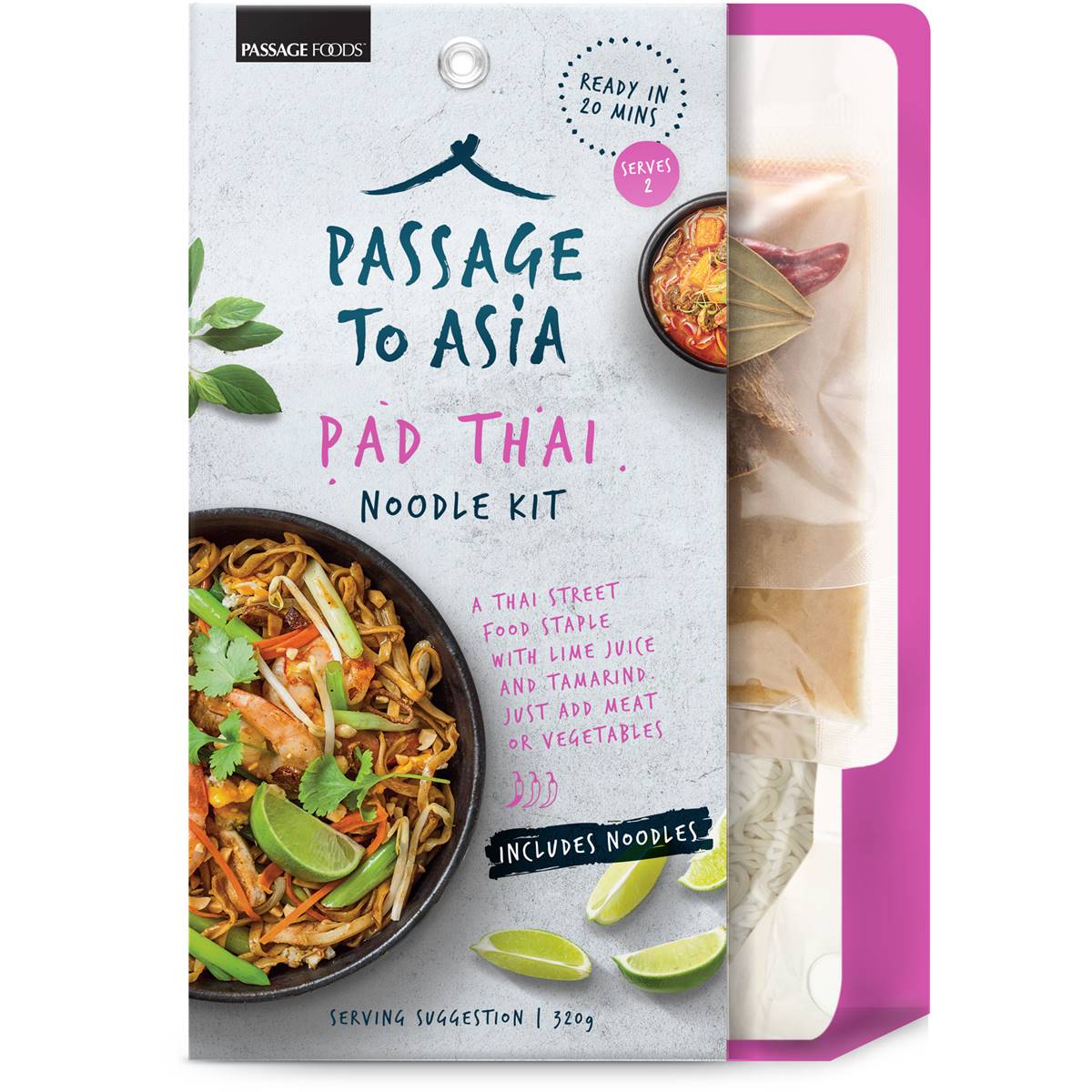 Passage To Asia Pad Thai Noodle Kit 320g Woolworths