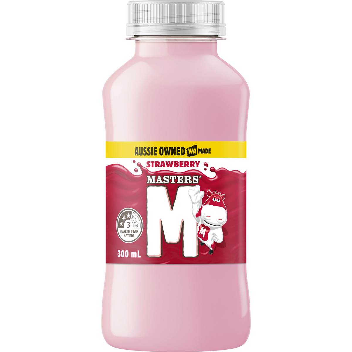 masters-strawberry-flavoured-milk-300ml-woolworths