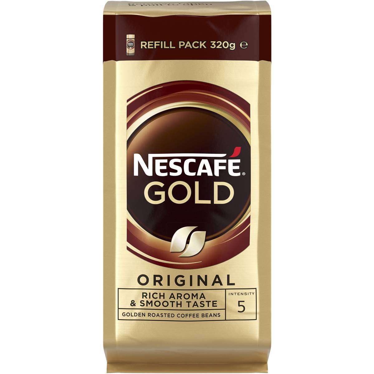 Nescafe Gold Instant Coffee Refill Soft Sachet 320g Woolworths