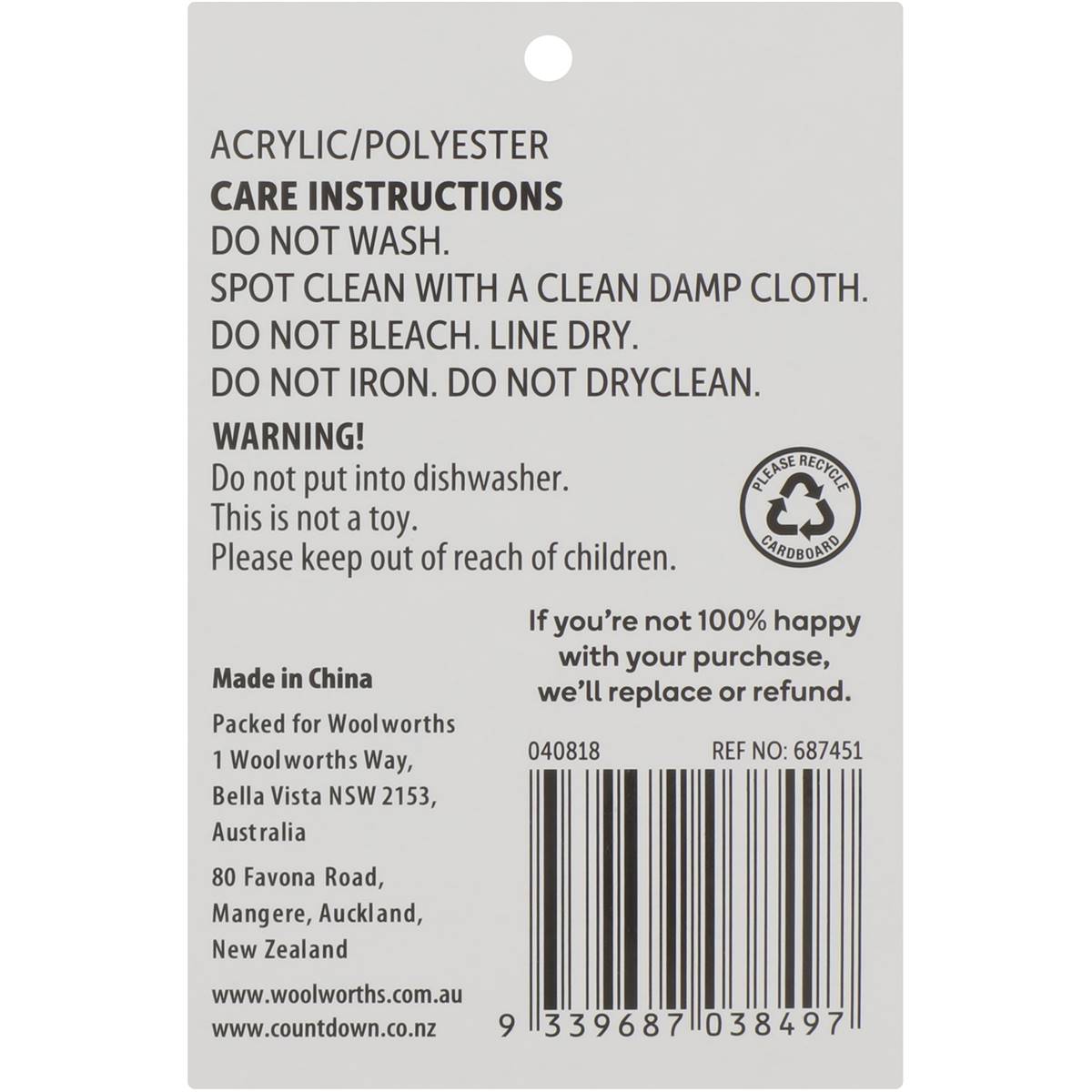 Christmas Santa Jacket Cutlery Holder 2 Pack Woolworths