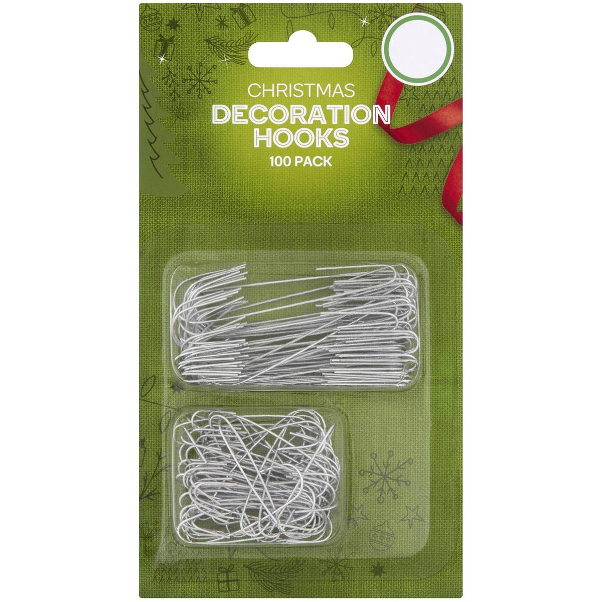Christmas Decoration Hooks 100 Pack Woolworths