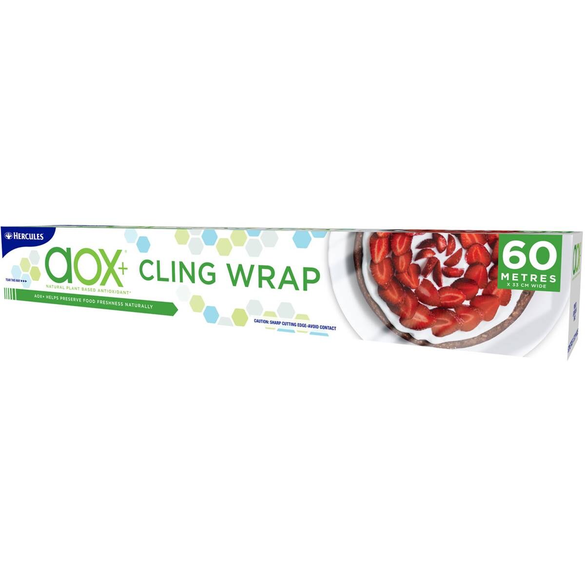 Hercules Aox+ Cling Wrap 33cm X 60m Woolworths