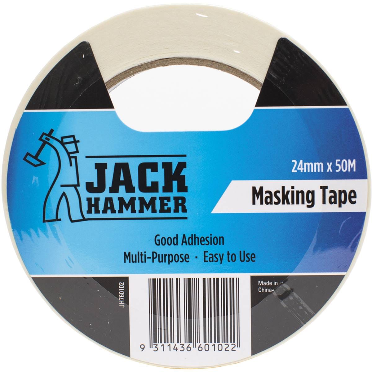 Jack Hammer Masking Tape 24mm X 50m Each Woolworths