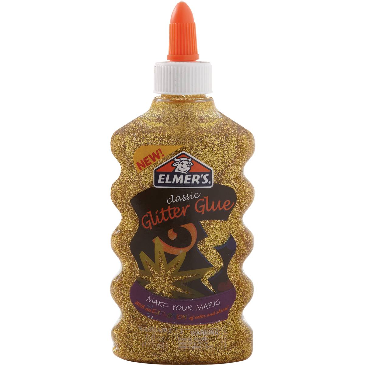 Elmer's Glitter Glue Gold 177ml Woolworths