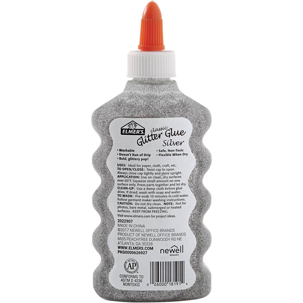 Elmer's Glitter Glue Silver 177ml Woolworths