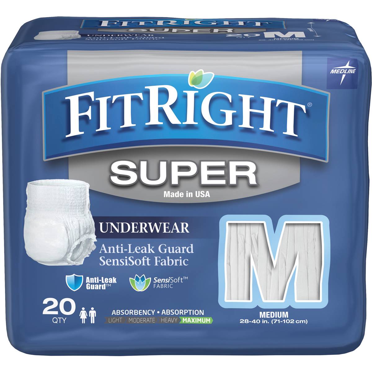 Fitright Underwear Medium 20 Pack Woolworths