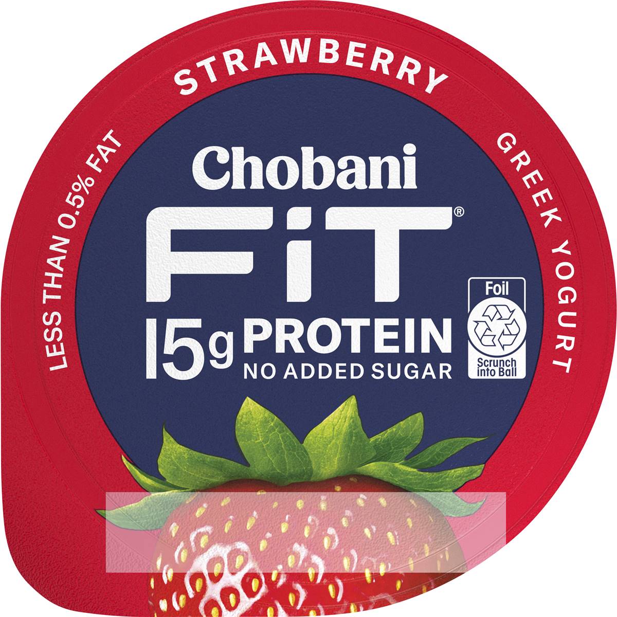Chobani Fit Strawberry High Protein Greek Yogurt 170g | Woolworths