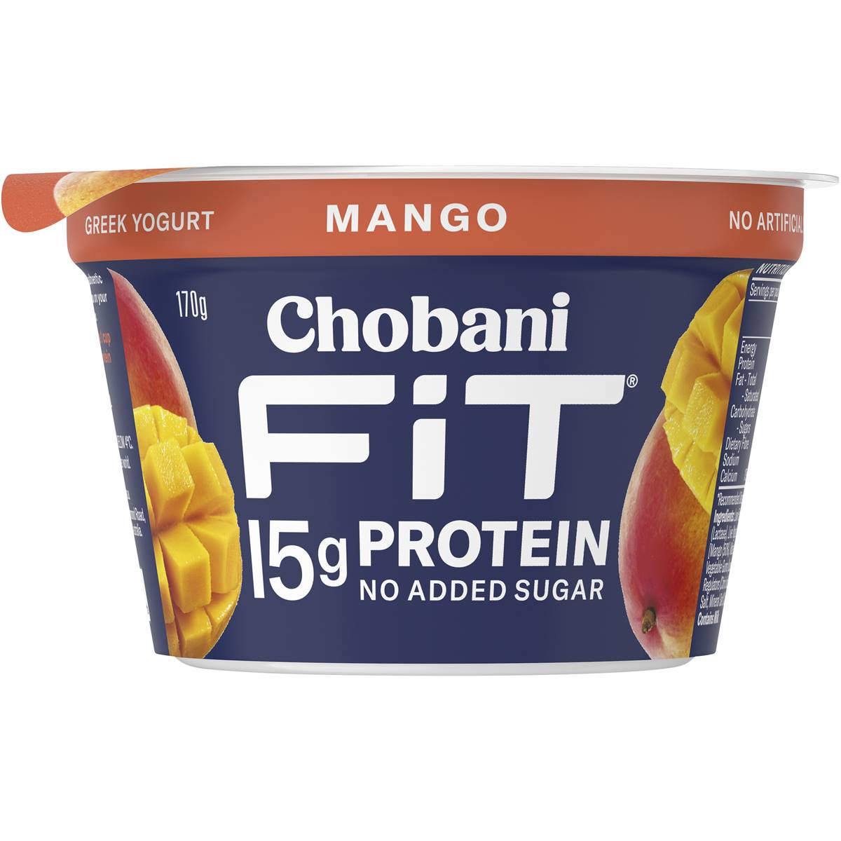 Chobani Fit Mango Greek Yoghurt 170g Woolworths