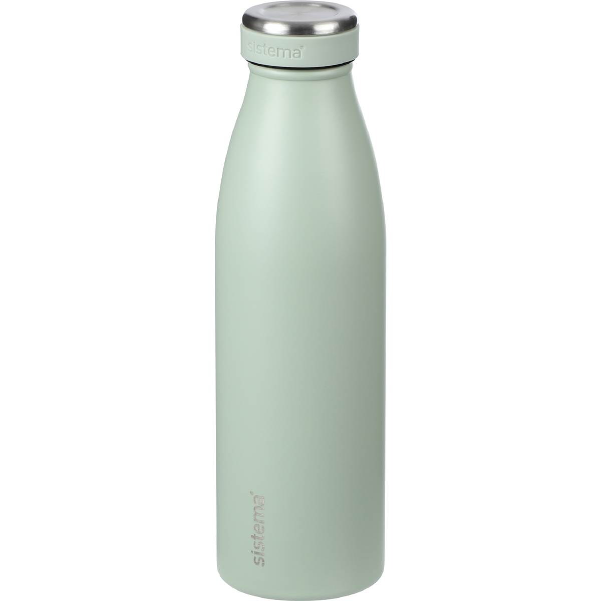 Sistema Stainless Steel Bottle Double Walled Assorted 500ml Woolworths Sistema Stainless Steel Bottle Double Walled Assorted 500ml Woolworths
