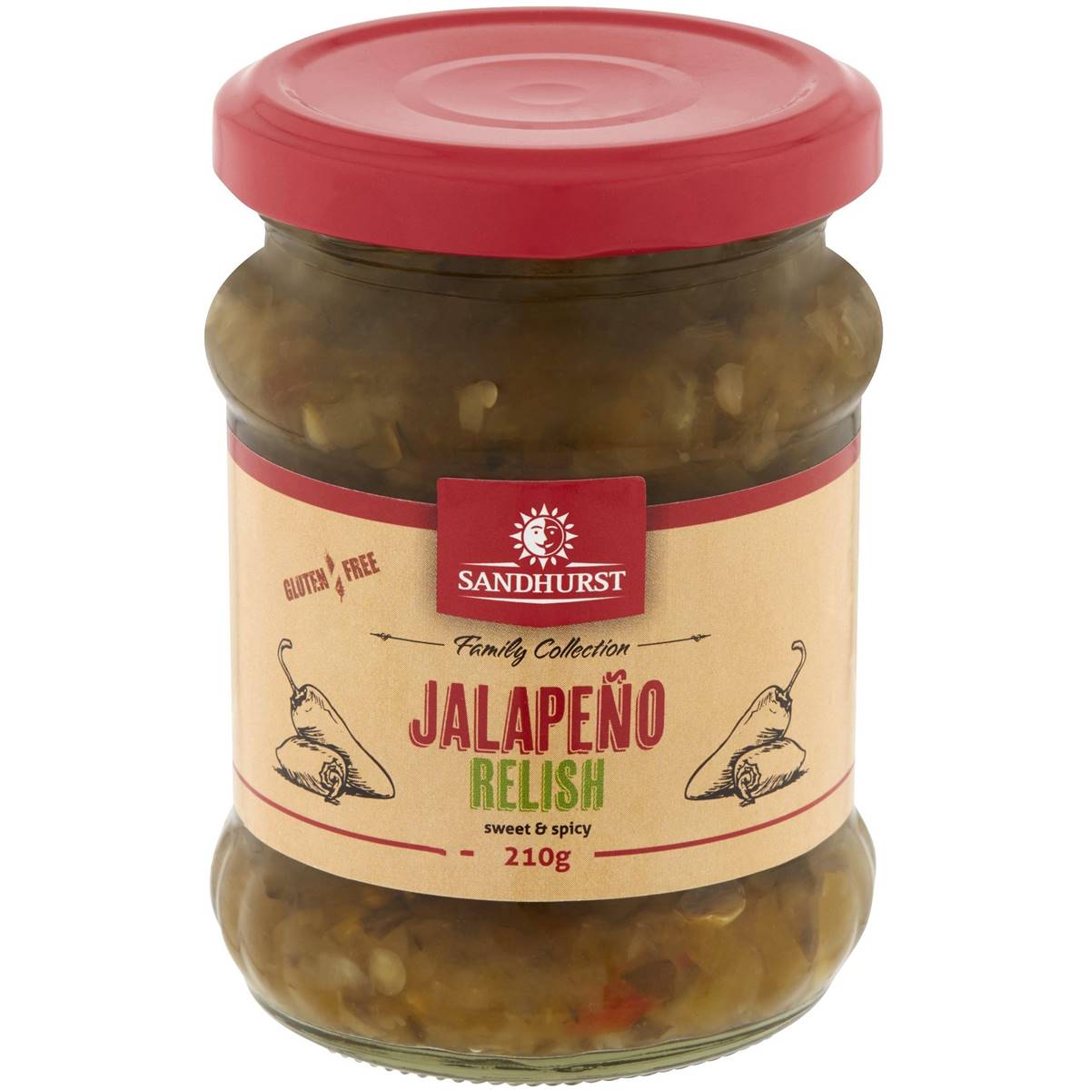 Sandhurst Jalapeno Relish 210g Woolworths