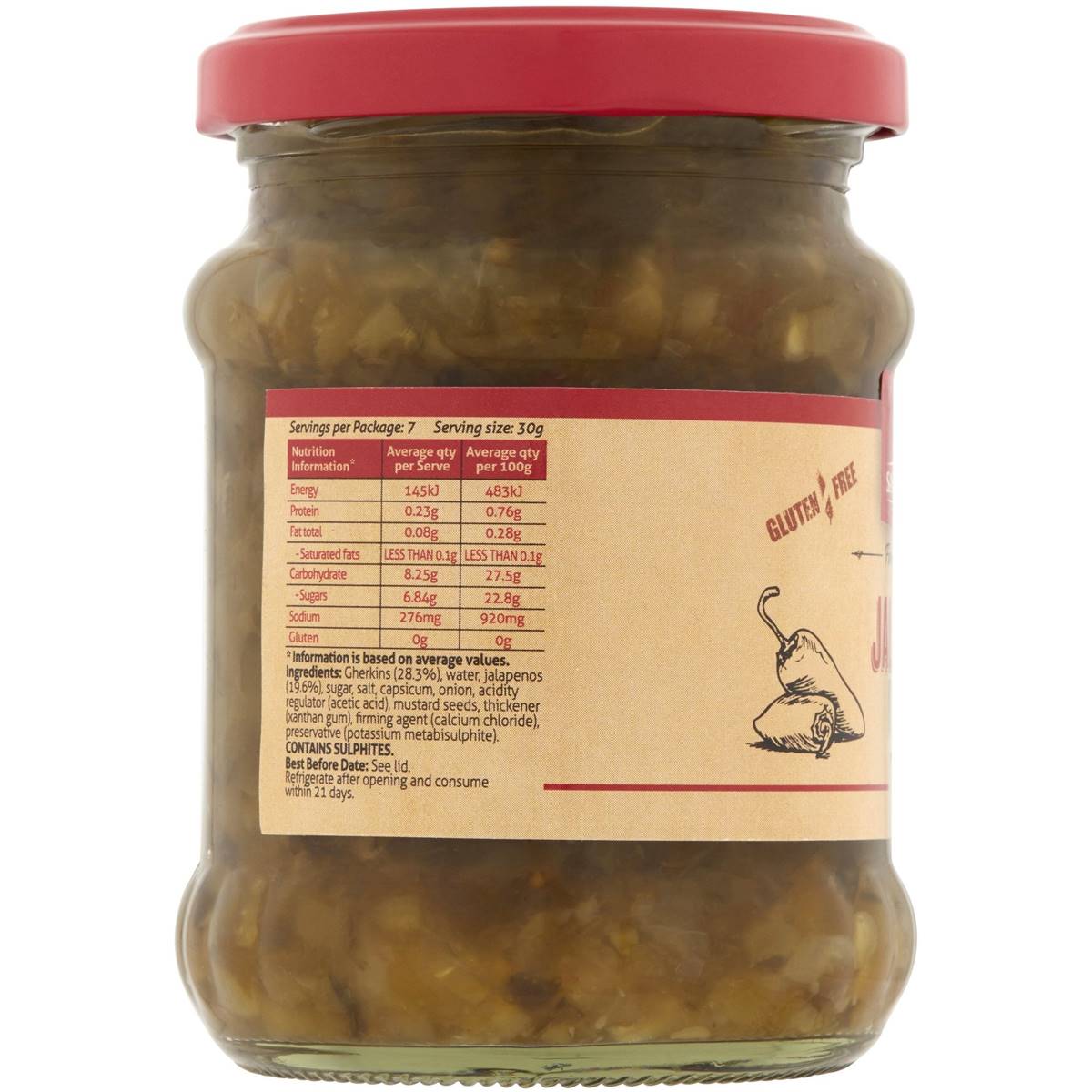 Sandhurst Jalapeno Relish 210g Woolworths