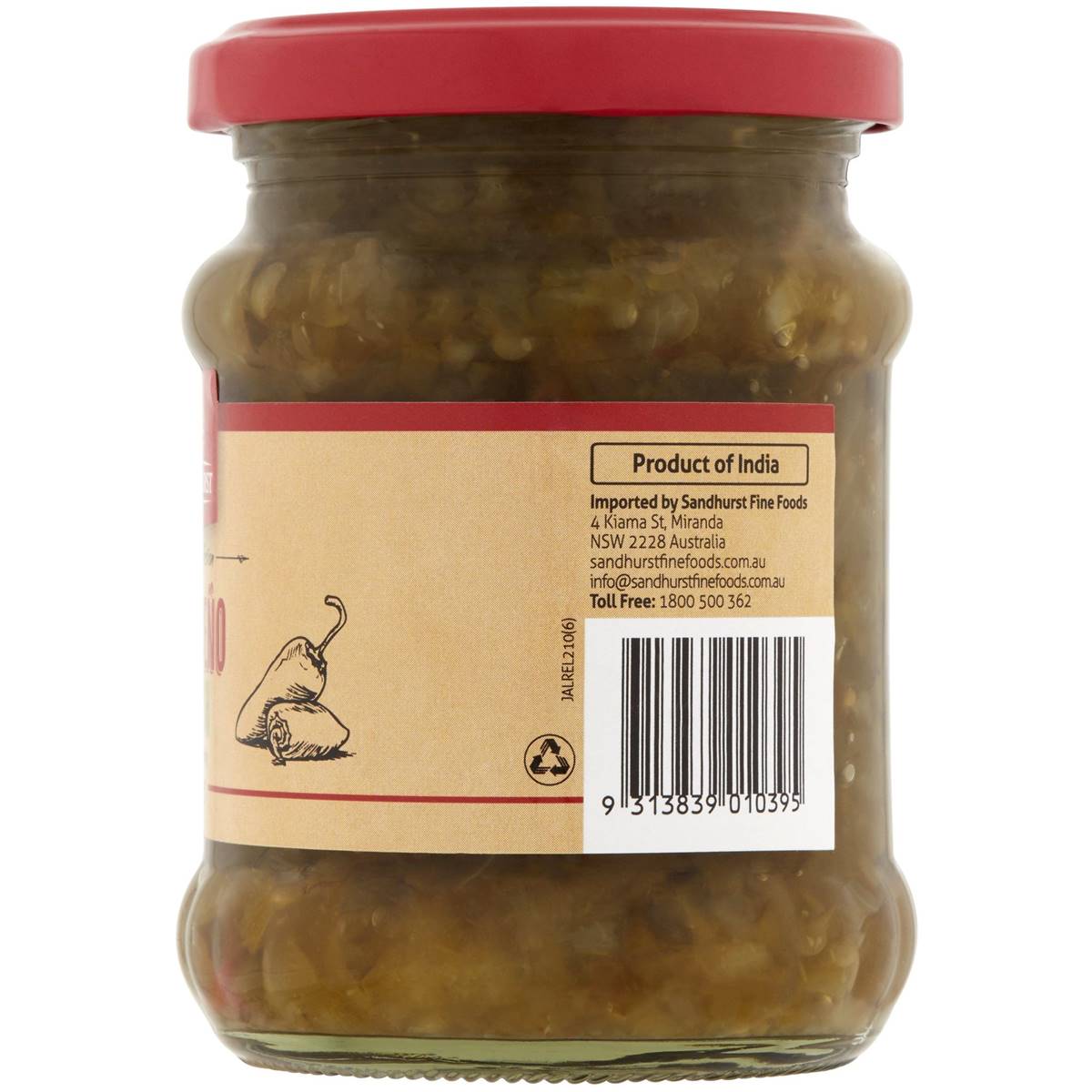 Sandhurst Jalapeno Relish 210g Woolworths