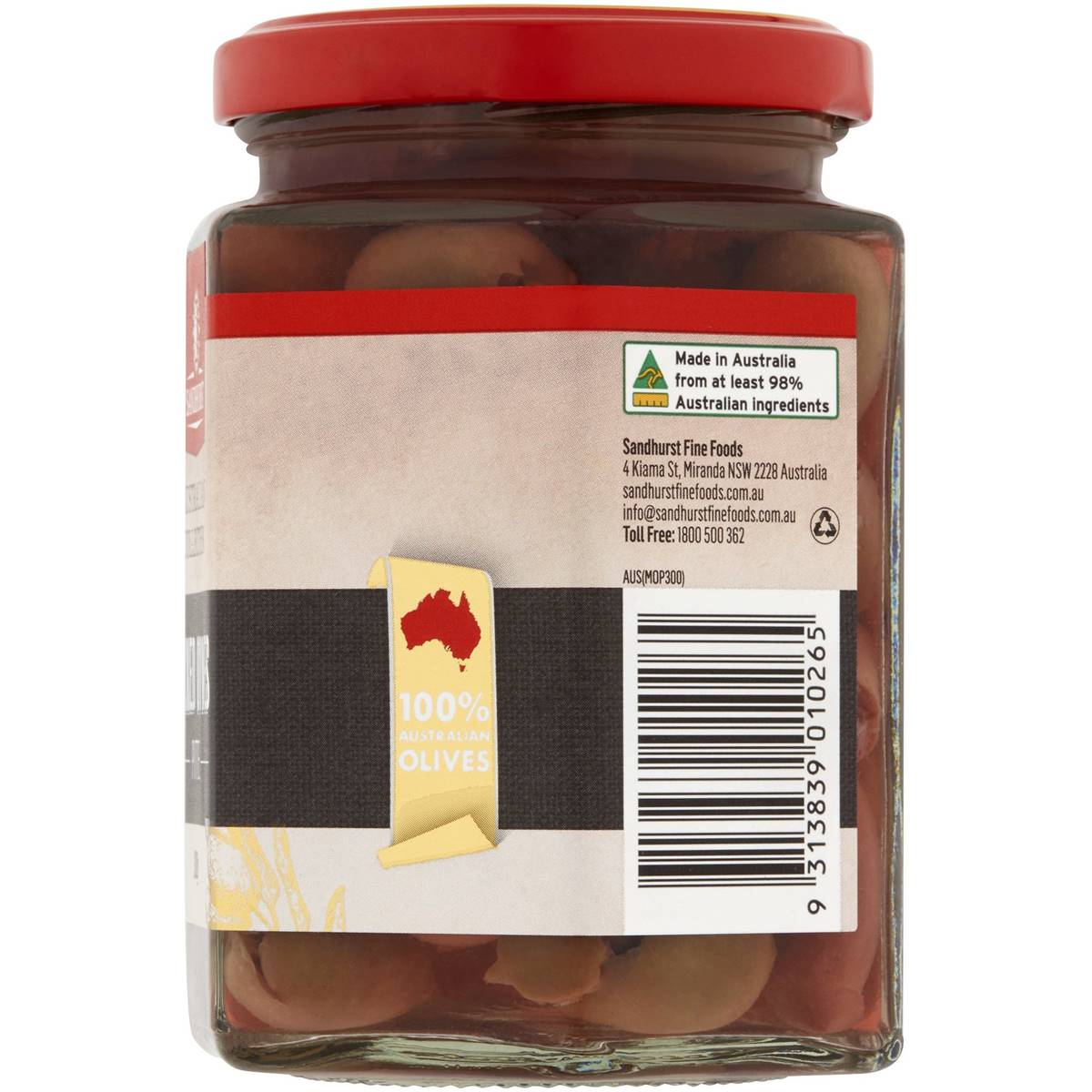 Sandhurst Mixed Pitted Olives 300g Woolworths