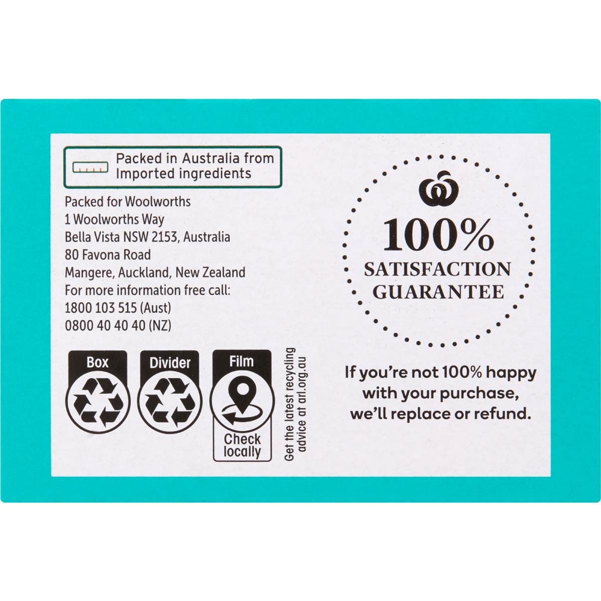 Woolworths Peppermint Tea 40 Pack Woolworths