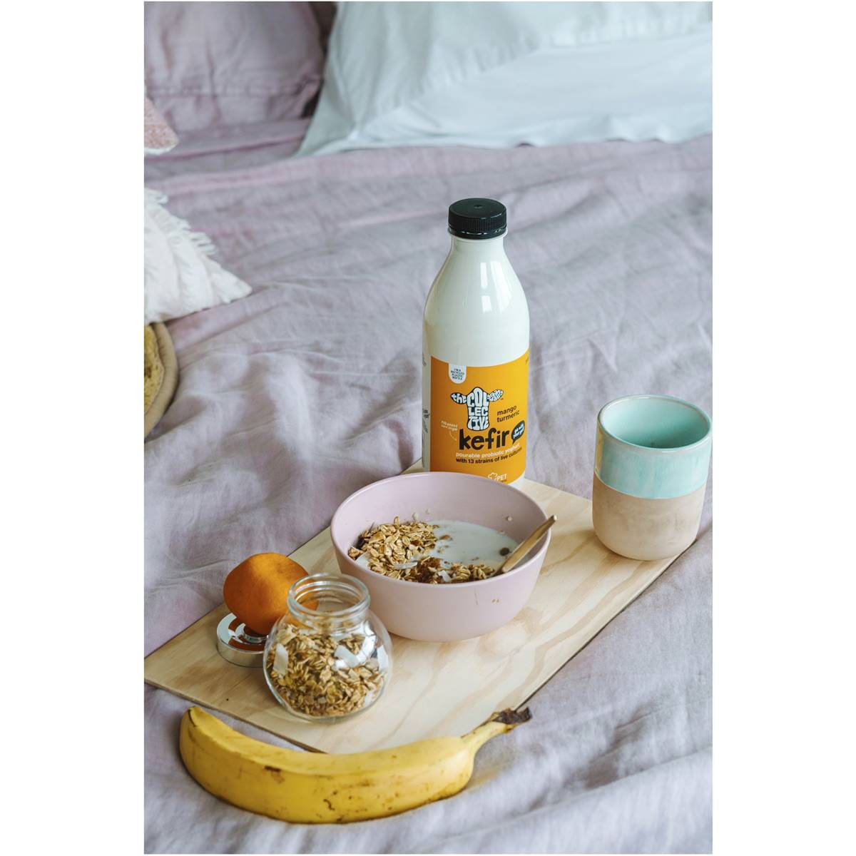 The Collective Great Dairy Kefir Probiotic Yoghurt Mango Turmeric 700g