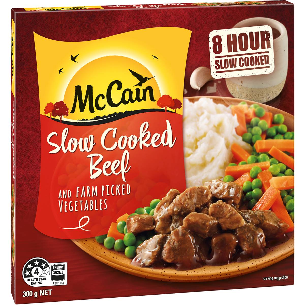 Mccain Slow Cooked Beef Frozen 300g Woolworths