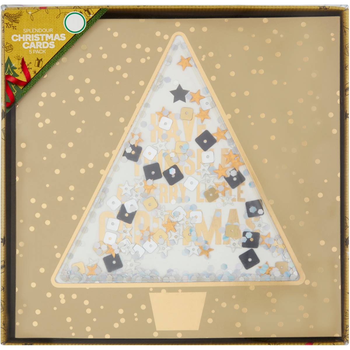 Christmas Splendour Cards 5 Pack | Woolworths