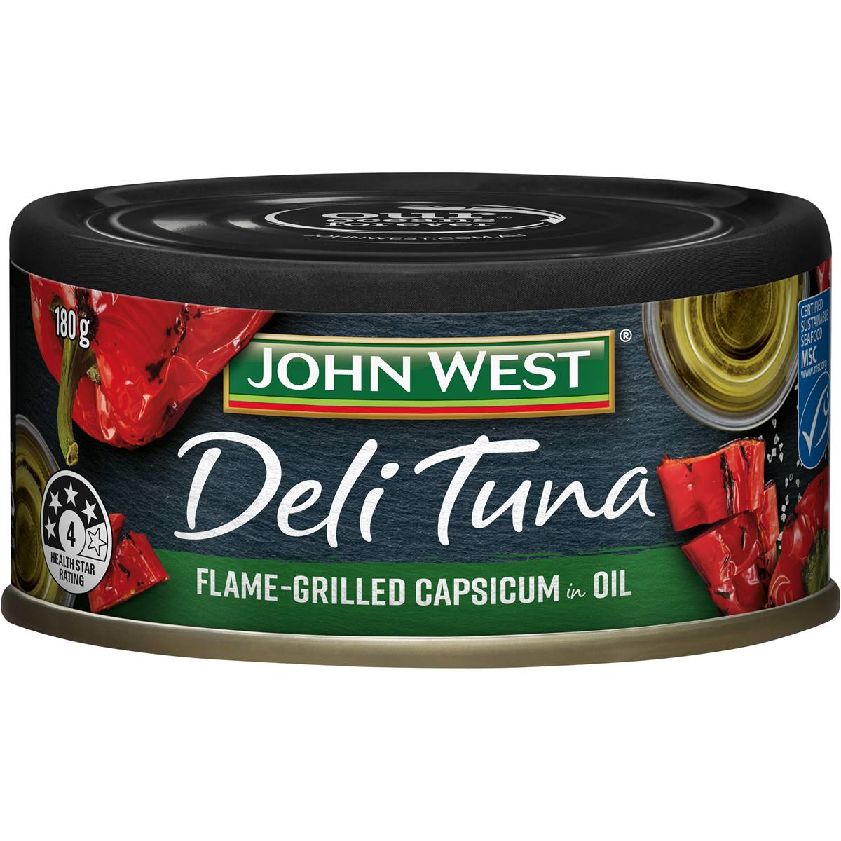 John West Deli Tuna Grilled Capsicum 180g Woolworths